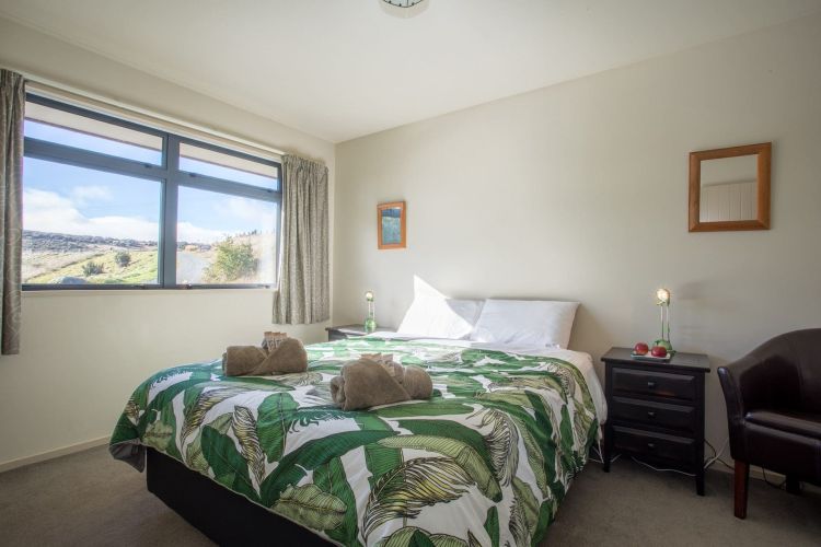 Bedroom at Loch Vista villa accommodation in Te Anau