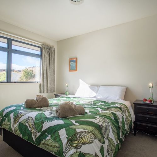 Bedroom at Loch Vista villa accommodation in Te Anau