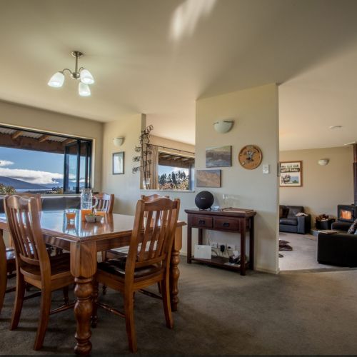 Lounge & Dining at Loch Vista villa